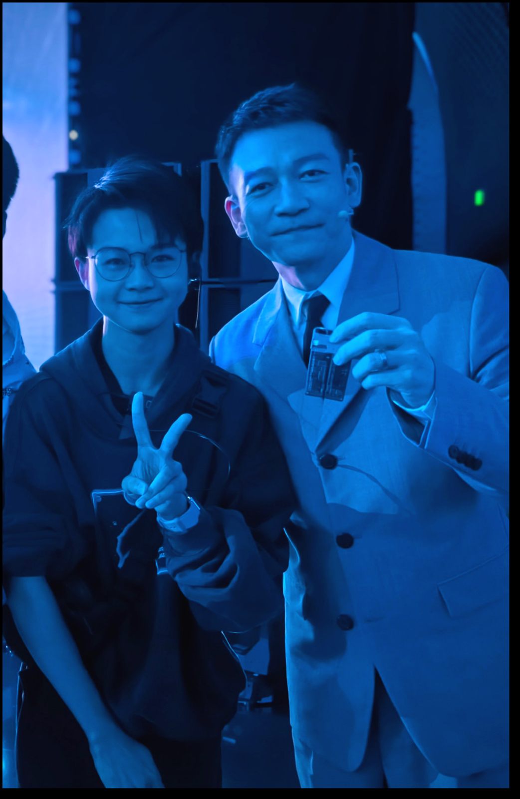 与郭帆导演合影
